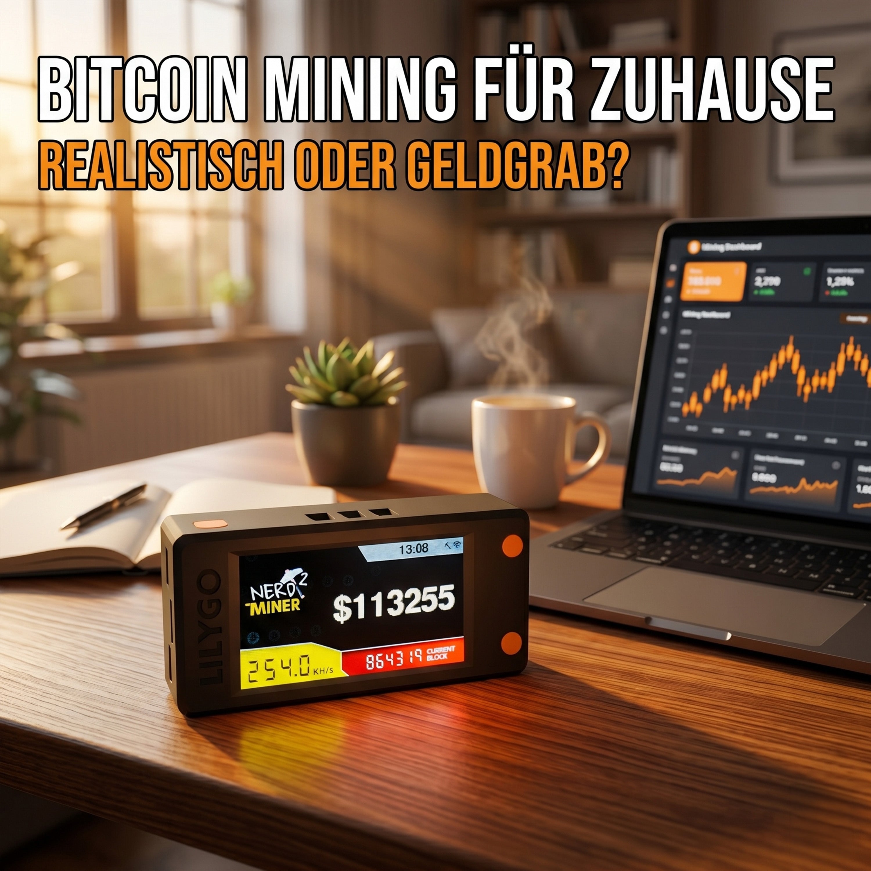 Bitcoin Mining für Zuhause 2026 — Realistisch möglich oder Geldgrab?