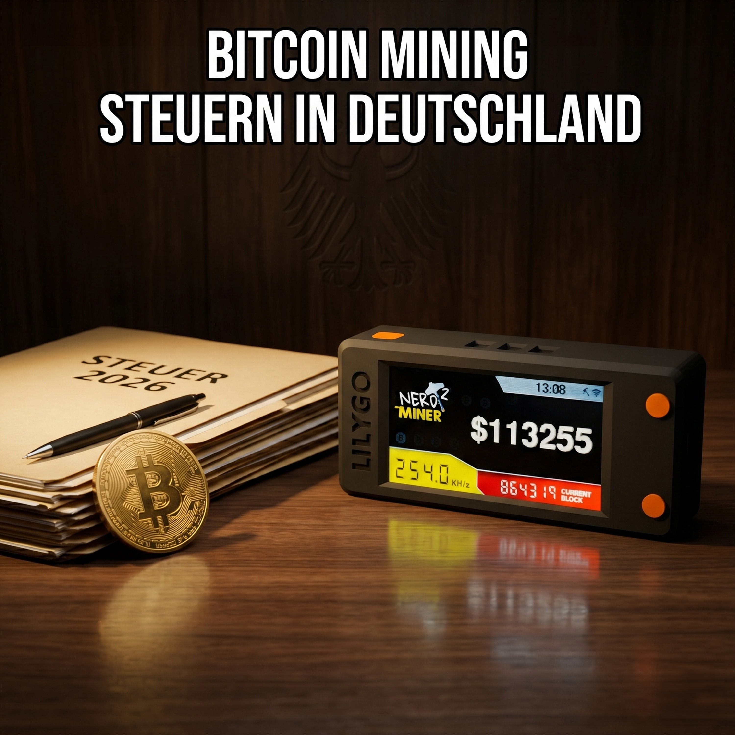 Bitcoin Mining Steuern Deutschland 2026 — Der vollständige Ratgeber