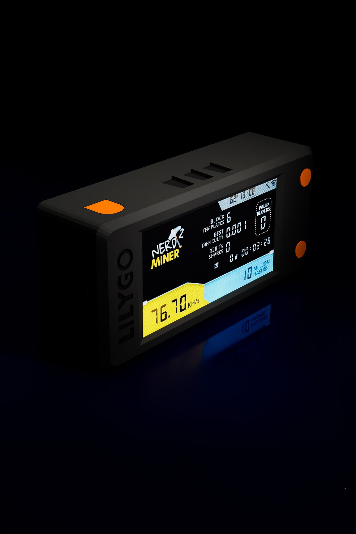 PACHHK Bitcoin Display - Krypto Preis-Tracker & Wetteruhr | Mit  Kursdiagramm & Echtzeitdaten Wetter Uhrzeit Display